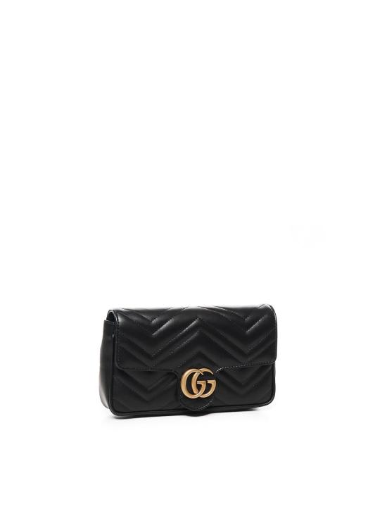 26SS 구찌 GG 마몽 스몰 숄더백 751526AACCE1061 Black - GUCCI