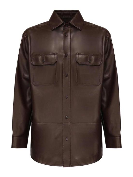  로에베 셔츠 H526Y31L503270 Brown