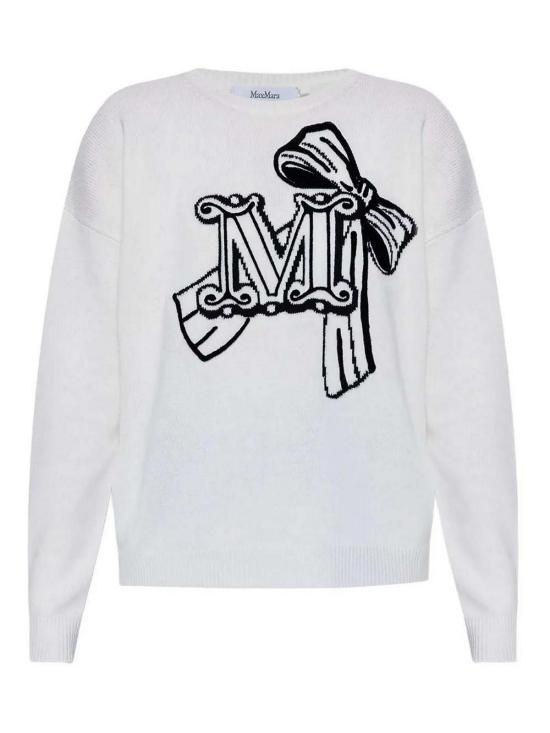 25FW 막스마라 긴팔 티셔츠 25213660116E15 White