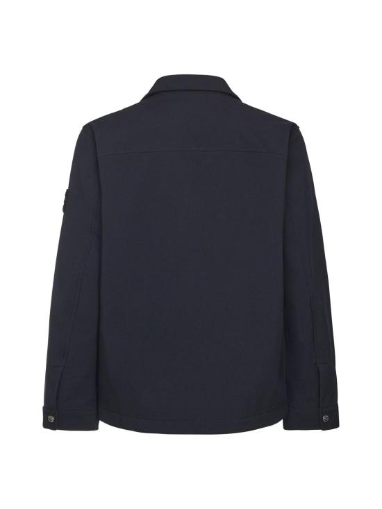  스톤 아일랜드 소프트 쉘-R E.다이 테크놀로지 리사이클 폴리에스터 라이트 티셔츠 자켓 K2S15Q100003S0B22V0020 Blue - STONE ISLAND