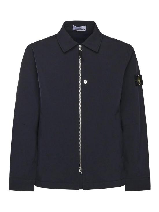  스톤 아일랜드 소프트 쉘-R E.다이 테크놀로지 리사이클 폴리에스터 라이트 티셔츠 자켓 K2S15Q100003S0B22V0020 Blue