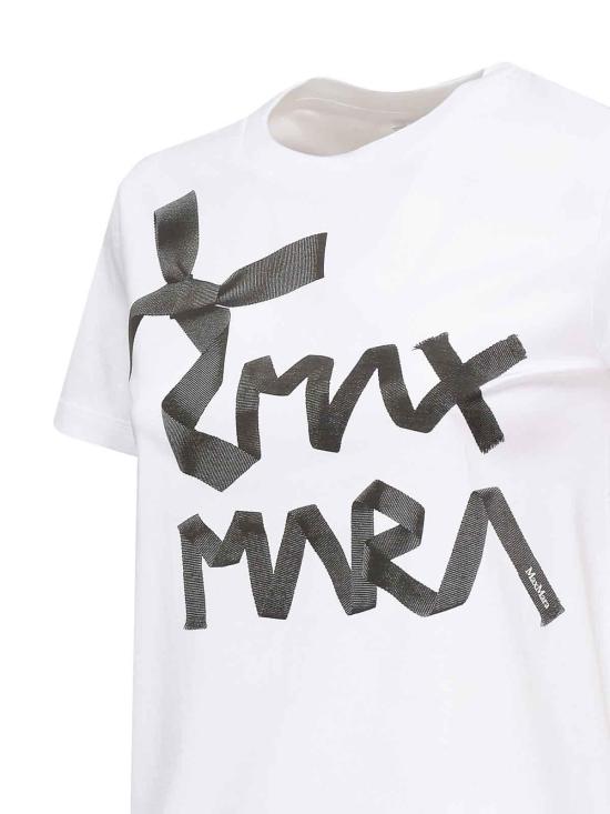 25FW 막스마라 반팔 티셔츠 25219460616E15 White - MAX MARA