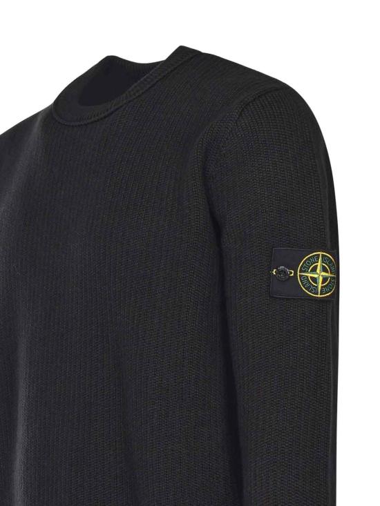  스톤 아일랜드 스웨터 K2S155100049S00A2V0029 Black - STONE ISLAND