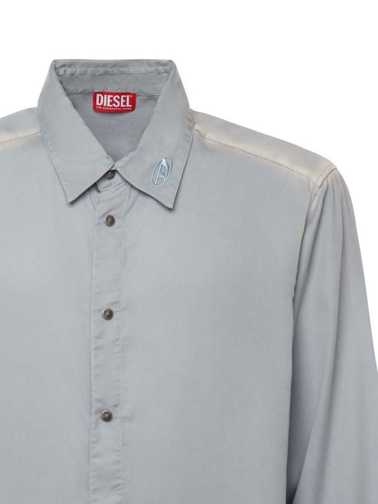  디젤 긴팔 셔츠 A184750JLCI8CQ Blue - DIESEL