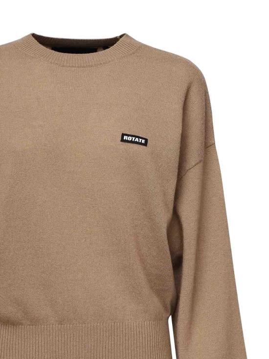 25FW 로테이트 바이 크리스텐슨 긴팔 티셔츠 1147522031 Beige - ROTATE BY BIRGERCHRISTENSEN