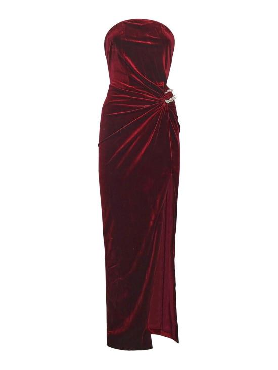 25FW 셀프 포트레이트 롱 원피스 AW25128XBU Purple