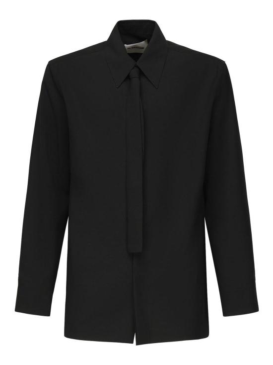 25FW 질샌더 긴팔 셔츠 J22DL0321J40249001 Black