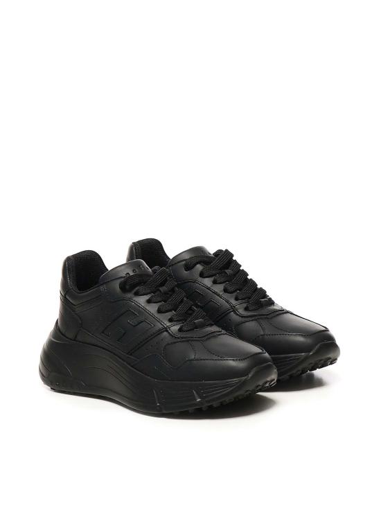 25FW 호간 HI-FI 하이파이 플랫폼 스니커즈 HXW6690FK700ZLB999 Black - HOGAN