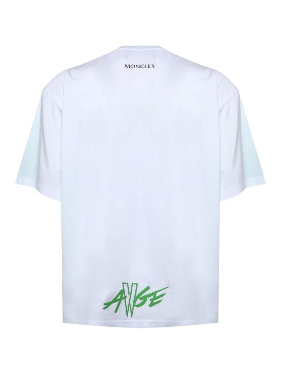  몽클레어 몽클레르 x 에이셉 라키 코튼 티셔츠  K24048C0000189AYW86S Green - MONCLER