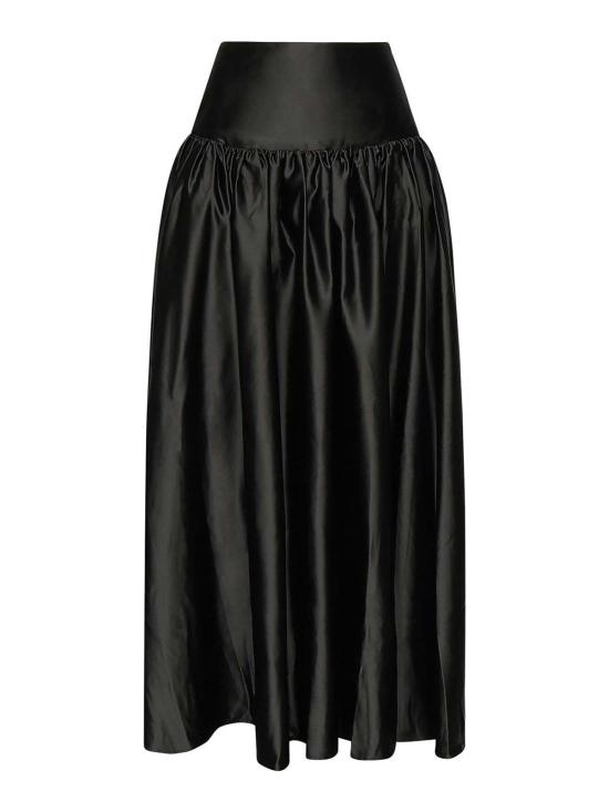  포러브앤레몬스 롱 스커트 BDL29BLACK Black