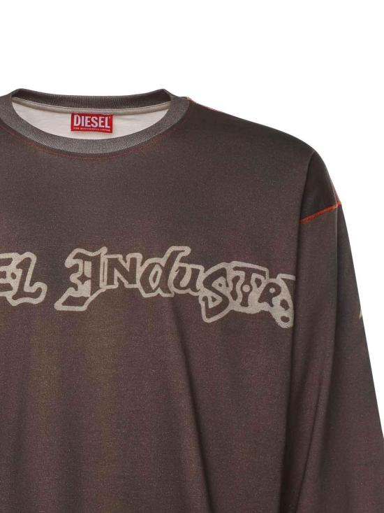 25FW 디젤 T BOXT LS SHOW V3 롱슬리브 티셔츠 A216210BKBY5ENA - DIESEL