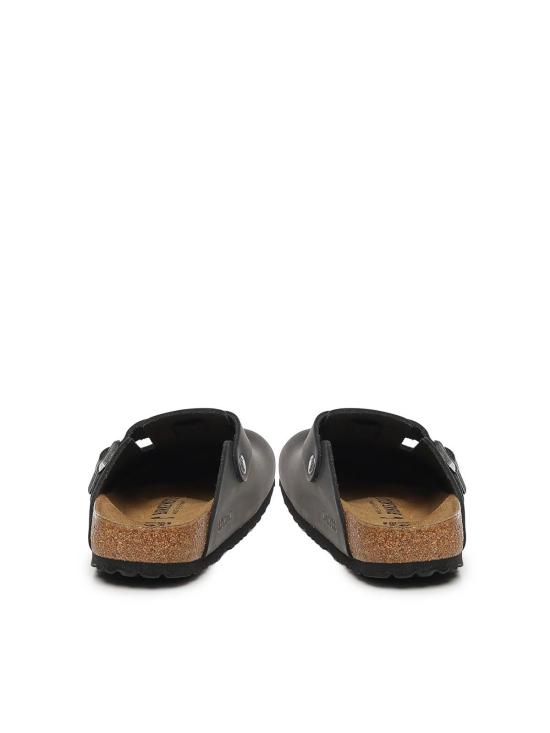 26SS 버켄스탁 보스턴 오일드 레더 클로그 59463 Black - BIRKENSTOCK