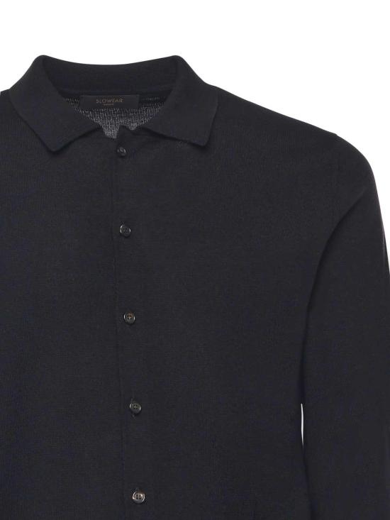 25FW 자노네 긴팔 셔츠 810157ZR274Z0015 Black - ZANONE