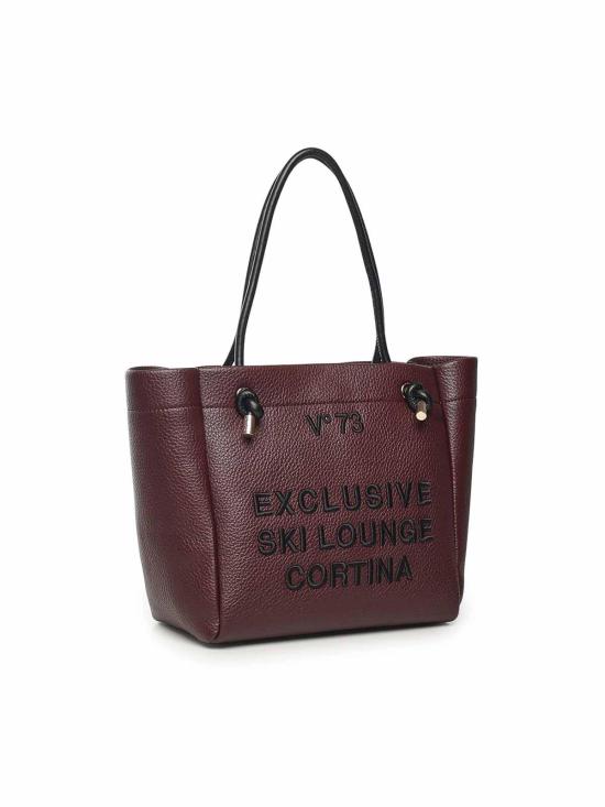 25FW 브이73 토트백 73BS9FG02CORTINAPRUGNA Purple - V73