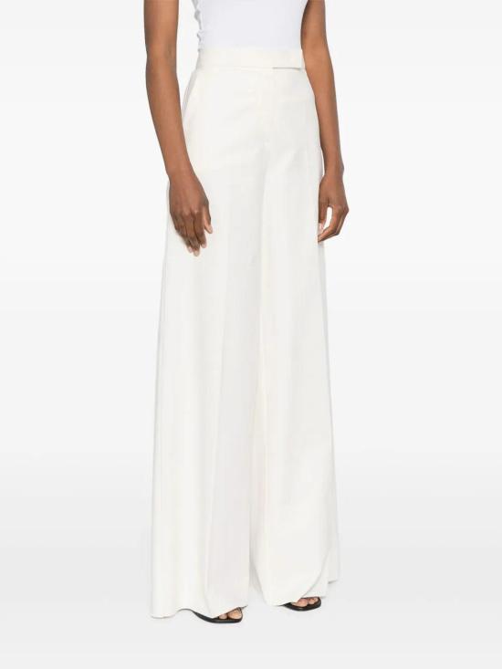 25FW 막스마라 스트레이트 팬츠 25211360116E15 White - MAX MARA