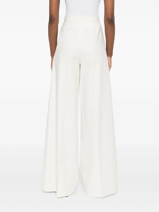25FW 막스마라 스트레이트 팬츠 25211360116E15 White - MAX MARA