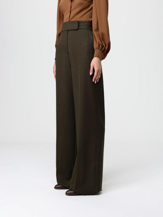 25FW 막스마라 스트레이트 팬츠 2521136263600 009 MOSS GREEN - MAX MARA