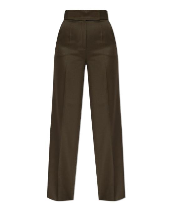25FW 막스마라 스트레이트 팬츠 2521136263600 009 MOSS GREEN