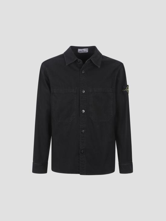 25FW 스톤 아일랜드 긴팔 셔츠 K2S151200025S0184 V0129 BLACK