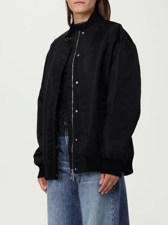 25FW 스포트막스 AGAPE아가페 오버사이즈 트윌 봄버 자켓 2522026041600 003 BLACK - SPORTMAX