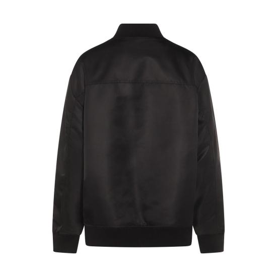 25FW 스포트막스 AGAPE아가페 오버사이즈 트윌 봄버 자켓 2522026041600 003 BLACK - SPORTMAX