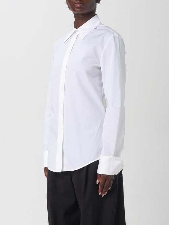 25FW 스포트막스 반팔 티셔츠 2522196011600 001 WHITE - SPORTMAX