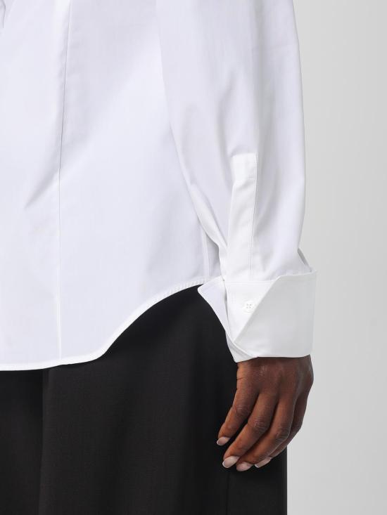 25FW 스포트막스 반팔 티셔츠 2522196011600 001 WHITE - SPORTMAX