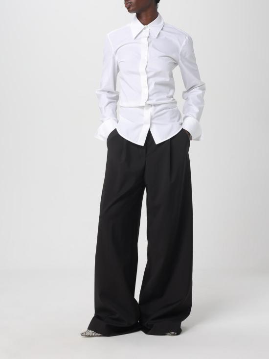 25FW 스포트막스 반팔 티셔츠 2522196011600 001 WHITE - SPORTMAX