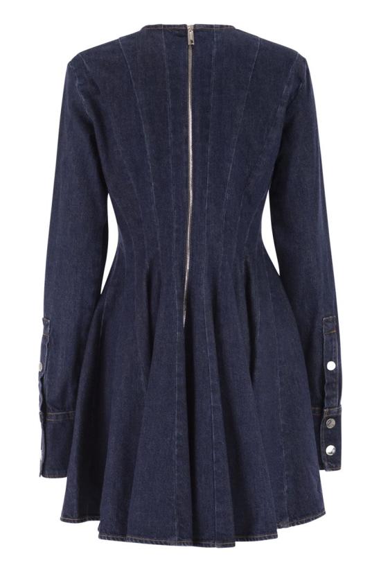 25FW 스포트막스 원피스 2522226222600 001 BLUE - SPORTMAX