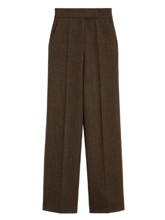 25FW 막스마라 스트레이트 팬츠 2521136323600 001 BROWN