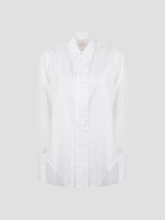 25FW 마르지엘라 후드 티셔츠 S29DT0006M35308 100 WHITE