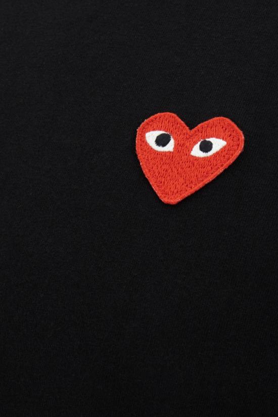 25FW 꼼데가르송 반팔 티셔츠 AXT108 1 BLACK - COMME DES GARCONS