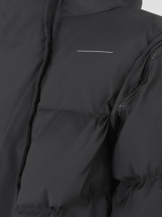 25FW MM6 메종마르지엘라 숏패딩 S62AN0159M35609 900 BLACK - MM6 MAISON MARGIELA