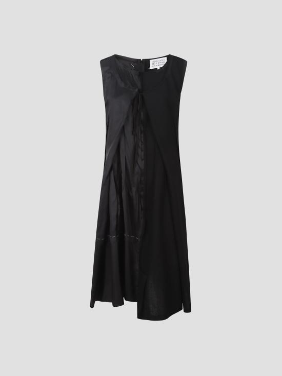 25FW 마르지엘라 미디 원피스 S51DD0042MTN092 900 BLACK