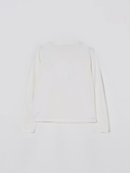 25FW [키즈] 리우조 티셔츠 GF5106J0088 M9709 White - LIU JO