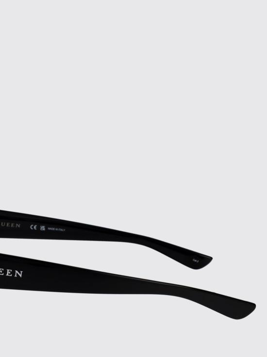 25FW 알렉산더 맥퀸 선글라스 AM0526S 001 Black - ALEXANDER MCQUEEN