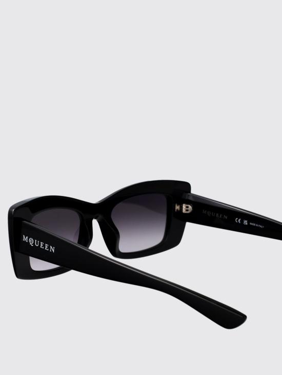 25FW 알렉산더 맥퀸 선글라스 AM0526S 001 Black - ALEXANDER MCQUEEN