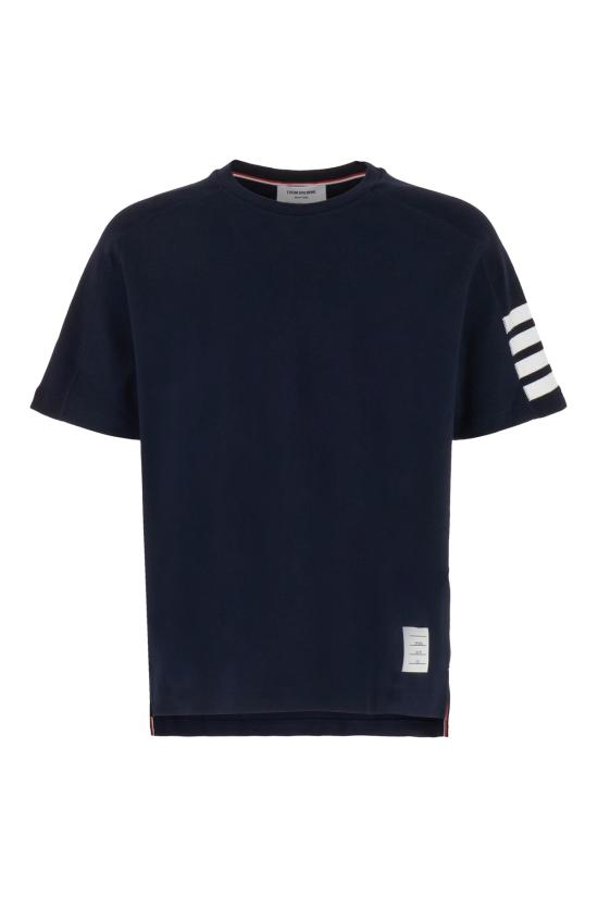 26SS 톰브라운 반팔 티셔츠 MJS246A07323 415 NAVY