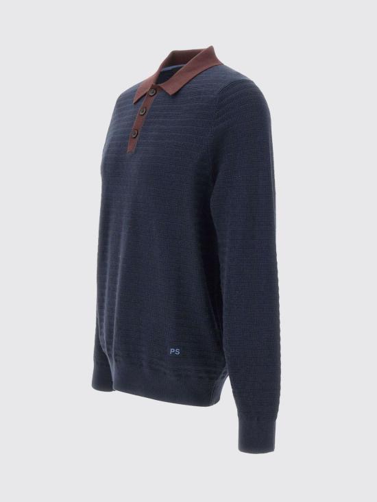 25FW 폴 스미스 폴로 티셔츠 M2R494ZT22512 49 Blue - PAUL SMITH