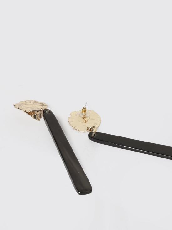 25FW 알루주얼스 보석 ORECCHINI CORNO Black - Allujewels