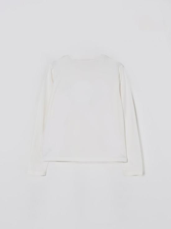 25FW [키즈] 리우조 티셔츠 GF5106J0088 M9710 White 1 - LIU JO