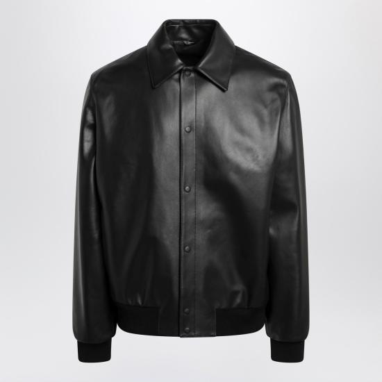 26SS 펜디 레더 블루종 FPJ139ATJZ Black