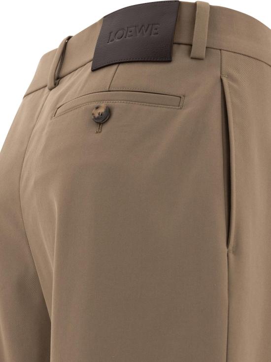 24FW 로에베 스트레이트 팬츠 S540Y04XIF 6975 KHAKI BROWN GREEN - LOEWE