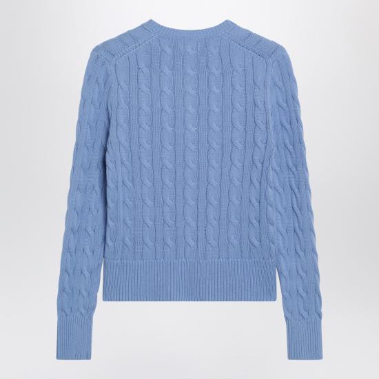 26SS 폴로 랄프로렌 폴로 자수 케이블 니트 가디건 211971868009CO Blue - POLO RALPH LAUREN