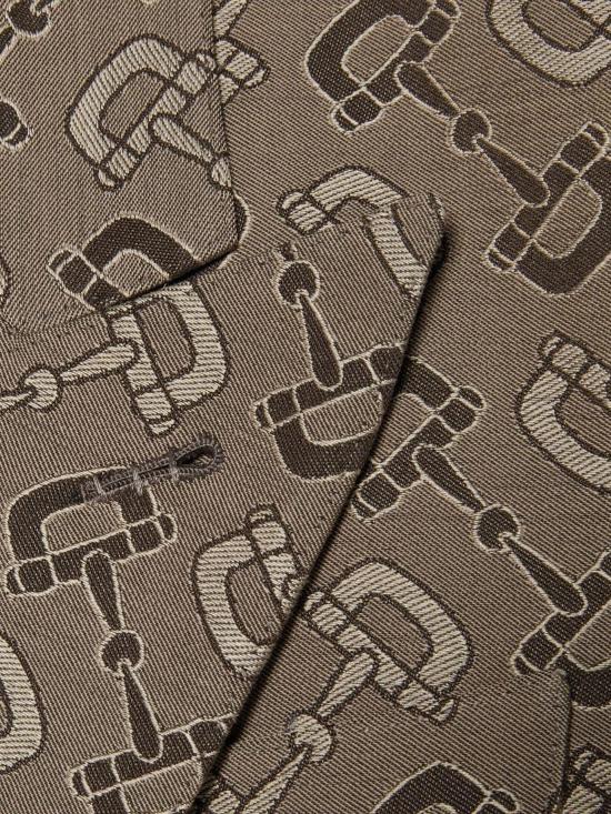 25FW 구찌 맥시 홀스빗 코튼 자켓 705284 ZAKIV9549 BEIGE - GUCCI