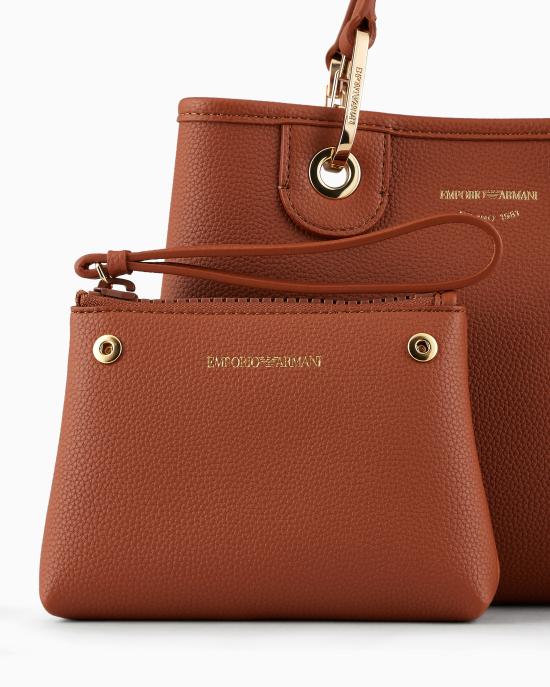 25FW 엠포리오 아르마니 토트백 EW000361 AF12103 M6030 Cuoio rosso - EMPORIO ARMANI