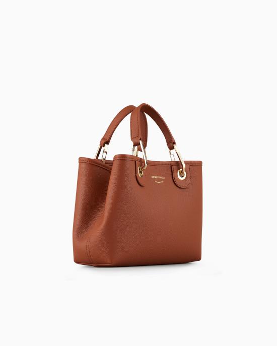 25FW 엠포리오 아르마니 토트백 EW000361 AF12103 M6030 Cuoio rosso - EMPORIO ARMANI