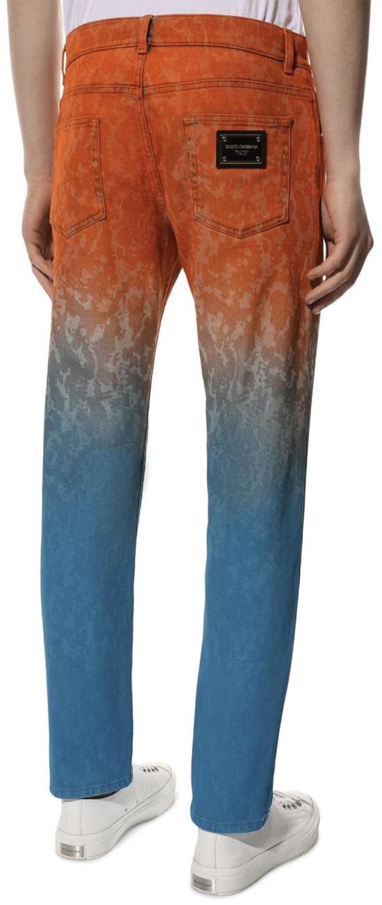  돌체앤가바나 트레이닝/조거 팬츠 GY07CDG8FG3S9001 BLUE - DOLCE & GABBANA