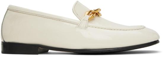  지미추 로퍼 DIAMONDTILDASOPLATTE WHITE