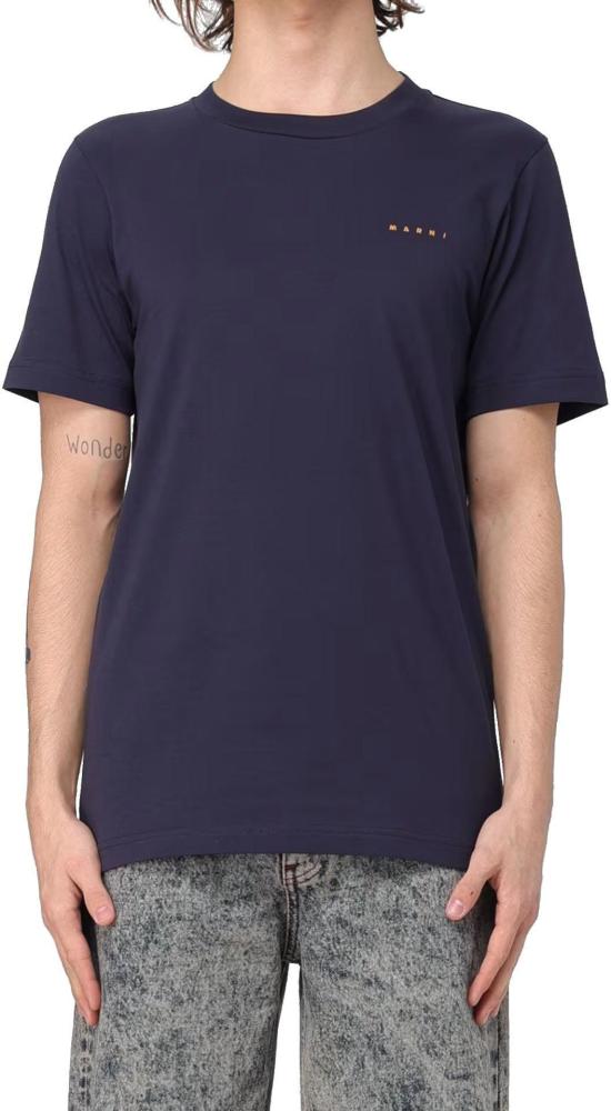  마르니 반팔 티셔츠 HUMU0198X1UTCZ5700B99 BLACK - MARNI